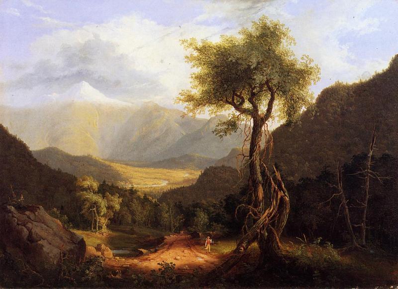 Thomas Cole View in the White Mountains oil painting picture